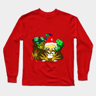 Grumpy Chicken Cristmast Eve Long Sleeve T-Shirt